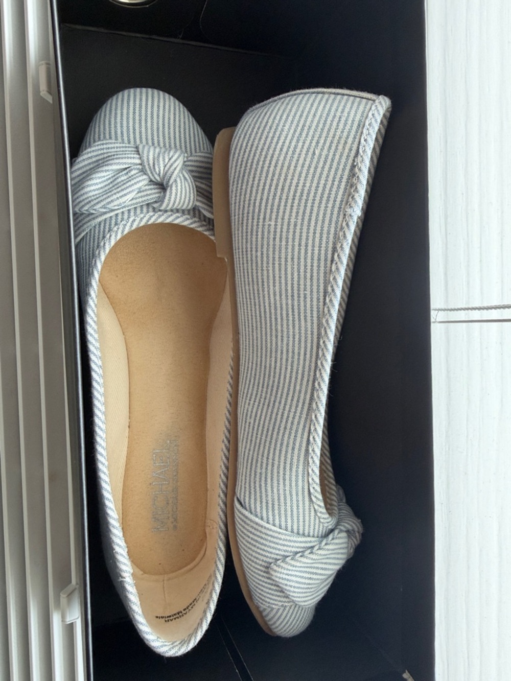 Michael Shannon Black and White Branded Shoe Box